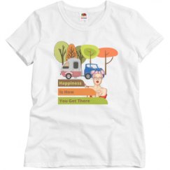 Ladies Semi-Fitted Relaxed Fit Basic Promo Tee