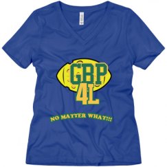 Ladies Relaxed Fit V-Neck Tee