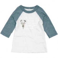 Toddler 3/4 Sleeve Raglan Tee