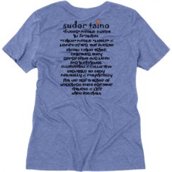 Ladies Relaxed Fit Super Soft Triblend V-Neck Tee