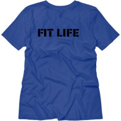 Ladies Relaxed Fit V-Neck Tee