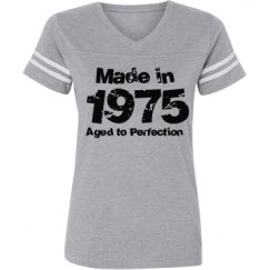 Ladies Relaxed Fit Vintage Sports Tee