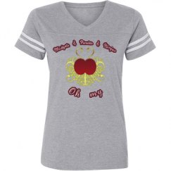 Ladies Relaxed Fit Vintage Sports Tee