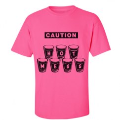 Unisex Ultra Cotton Safety Neon Crewneck Tee