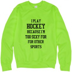 Unisex Neon Crewneck Sweatshirt