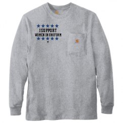 Unisex Carhartt Pocket Long Sleeve Tee