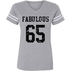 Ladies Relaxed Fit Vintage Sports Tee