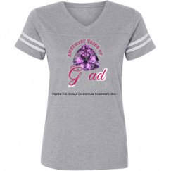 Ladies Relaxed Fit Vintage Sports Tee