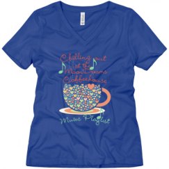 Ladies Relaxed Fit V-Neck Tee