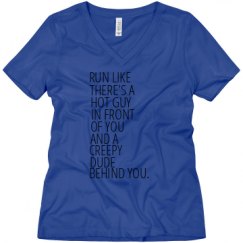 Ladies Relaxed Fit V-Neck Tee