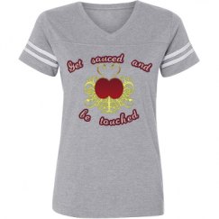 Ladies Relaxed Fit Vintage Sports Tee