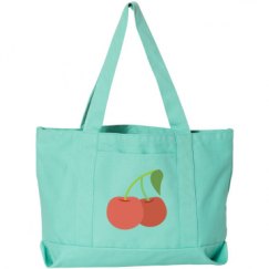 Seaside Cotton Canvas Pigment-Dyed Boat Tote Bag