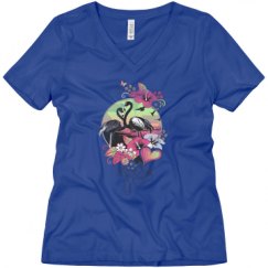 Ladies Relaxed Fit V-Neck Tee