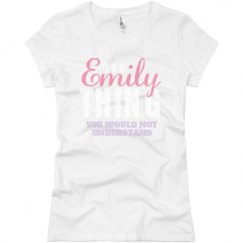 Ladies Slim Fit Basic Promo Jersey Tee