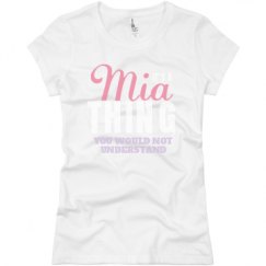 Ladies Slim Fit Basic Promo Jersey Tee