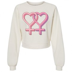 Women's Raglan Pullover Fleece