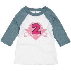 Toddler 3/4 Sleeve Raglan Tee