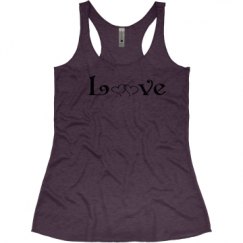 Ladies Slim Fit Super Soft Racerback Triblend Tank