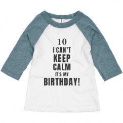 Toddler 3/4 Sleeve Raglan Tee