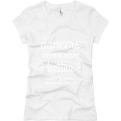 Ladies Slim Fit Basic Promo Jersey Tee