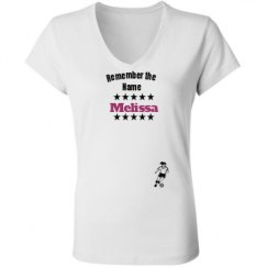 Ladies Slim Fit V-Neck Jersey Tee