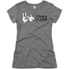 Ladies Slim Fit Super Soft Triblend Tee