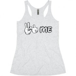 Ladies Slim Fit Super Soft Racerback Triblend Tank