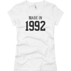 Ladies Slim Fit Basic Promo Jersey Tee