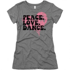 Ladies Slim Fit Super Soft Triblend Tee