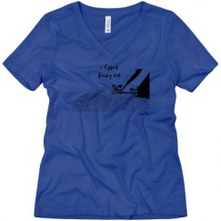 Ladies Relaxed Fit V-Neck Tee