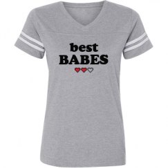 Ladies Relaxed Fit Vintage Sports Tee