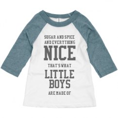 Toddler 3/4 Sleeve Raglan Tee