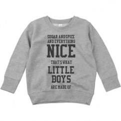 Toddler Crewneck Basic Promo Sweatshirt