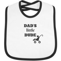 Infant Contrast Trim Bib