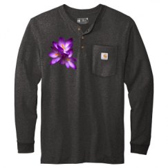 Unisex Carhartt Long Sleeve Henley Tee 