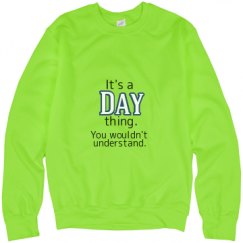 Unisex Neon Crewneck Sweatshirt