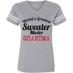 Ladies Relaxed Fit Vintage Sports Tee