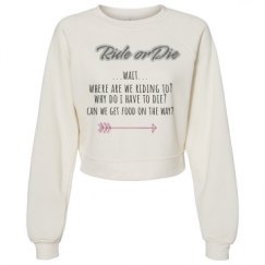 Women's Raglan Pullover Fleece