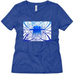 Ladies Relaxed Fit V-Neck Tee