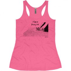 Ladies Slim Fit Super Soft Racerback Triblend Tank