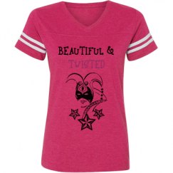 Ladies Relaxed Fit Vintage Sports Tee