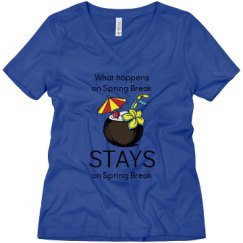 Ladies Relaxed Fit V-Neck Tee