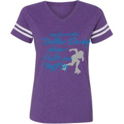 Ladies Relaxed Fit Vintage Sports Tee