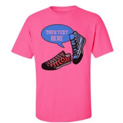 Unisex Ultra Cotton Safety Neon Crewneck Tee