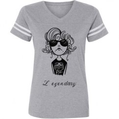 Ladies Relaxed Fit Vintage Sports Tee