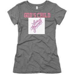 Ladies Slim Fit Super Soft Triblend Tee