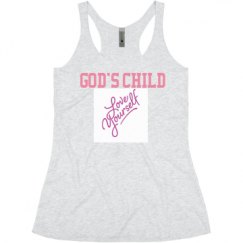 Ladies Slim Fit Super Soft Racerback Triblend Tank