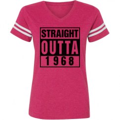 Ladies Relaxed Fit Vintage Sports Tee