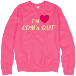 Unisex Neon Crewneck Sweatshirt