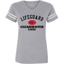 Ladies Relaxed Fit Vintage Sports Tee